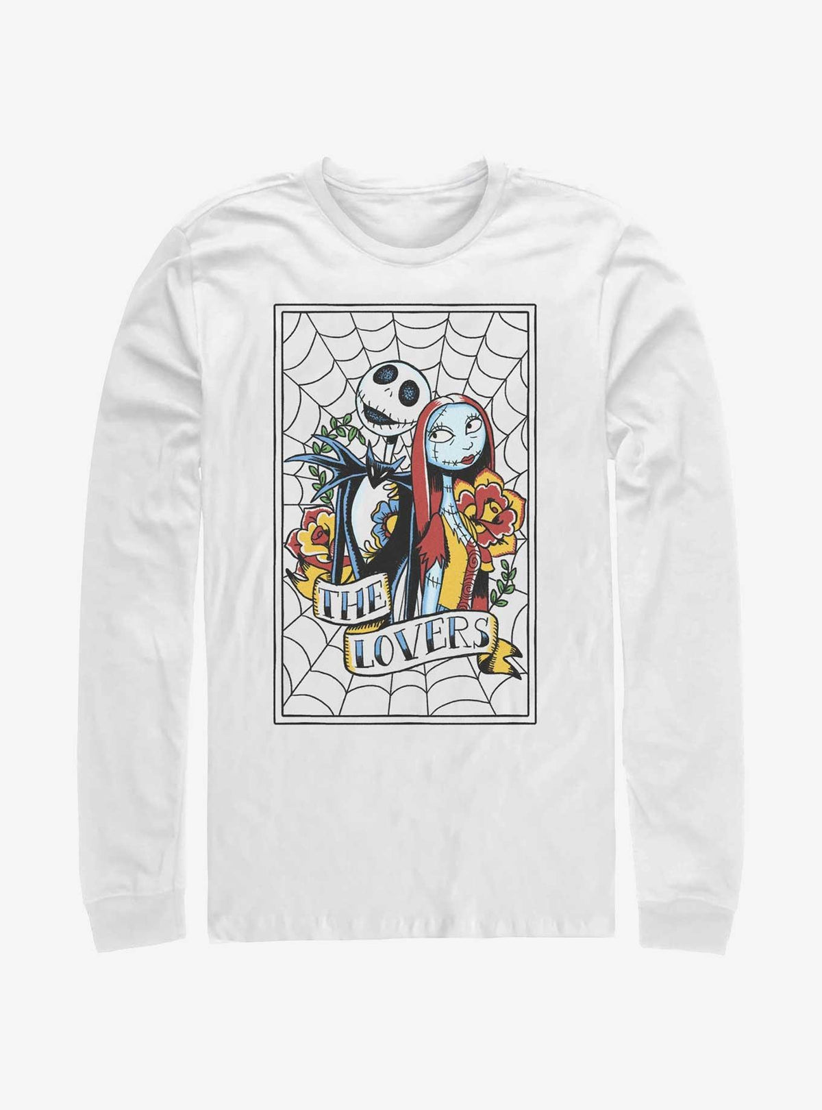 Disney The Nightmare Before Christmas Jack and Sally The Lovers LongSleeve TShirt T-Shirt | Fan Favorite Artwork | Top Pick For Gifting