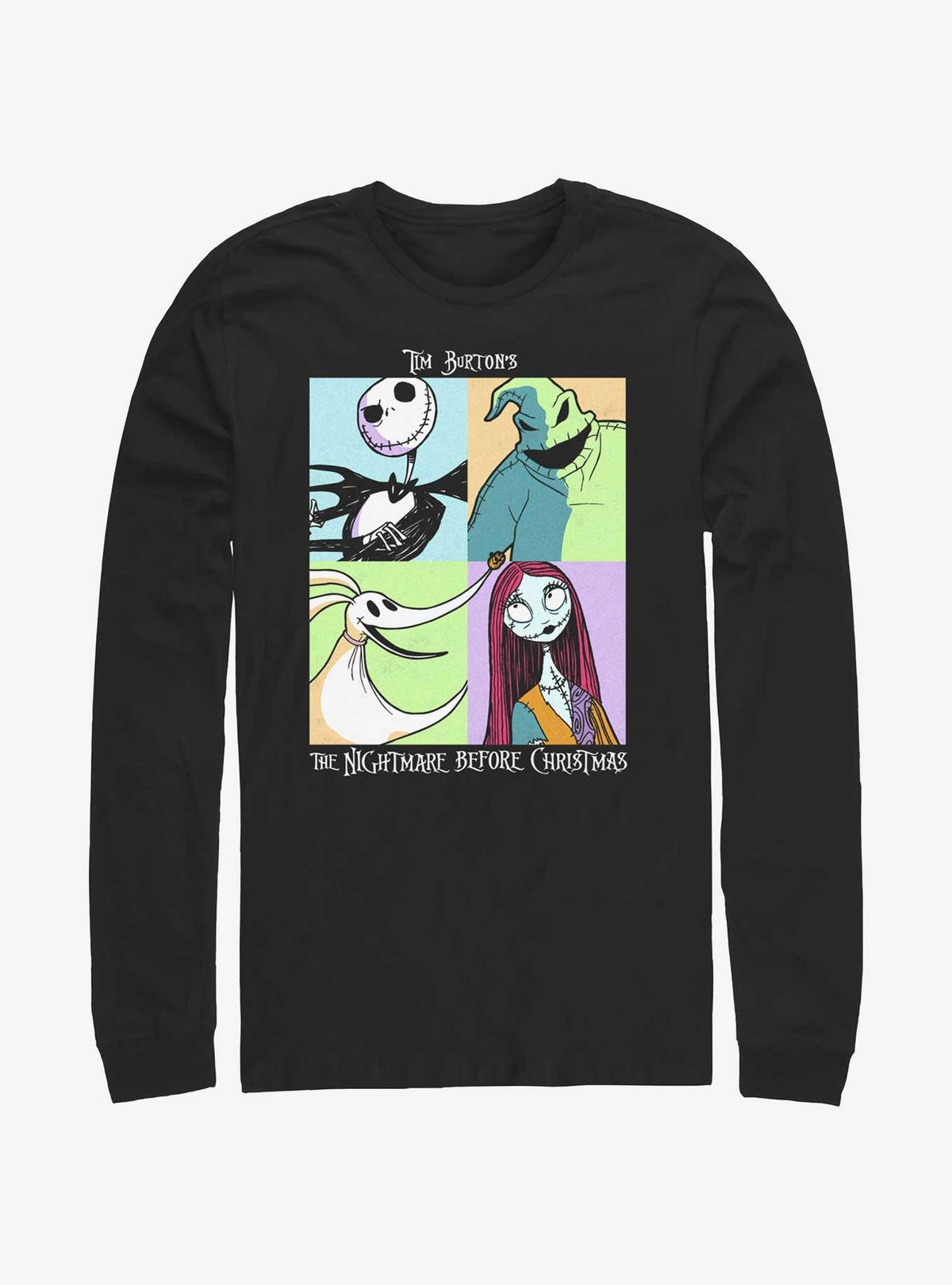 Disney The Nightmare Before Christmas Scream Team LongSleeve TShirt T-Shirt | Holiday Edition | Perfect Holiday Gift