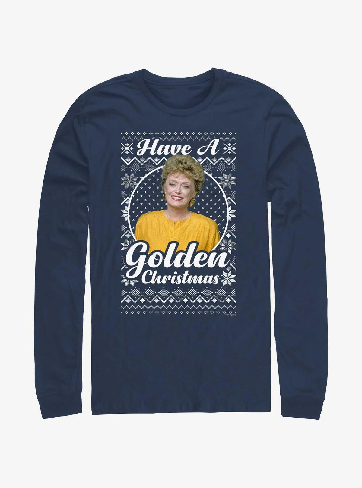 The Golden Girls Blanche Ugly Christmas Long-Sleeve T-Shirt T-Shirt | Aesthetic Graphic | Top Pick For Fans