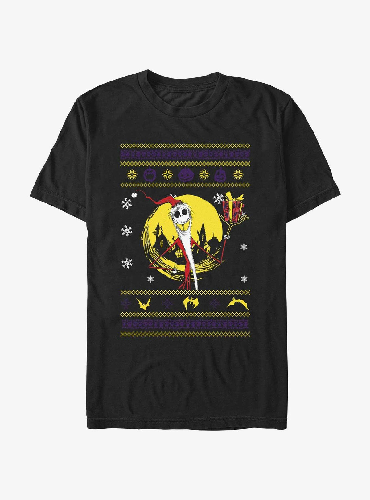 Disney The Nightmare Before Christmas Jack Ugly Holidays Style TShirt T-Shirt | Cute Festive Style | Perfect Holiday Gift