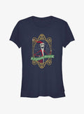 Disney The Nightmare Before Christmas Frightfully Merry Jack Girls T-Shirt T-Shirt | Trending Design | Trending Now