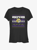 Disney The Nightmare Before Christmas Jack And Sally Ugly Holiday Girls TShirt T-Shirt | Premium Graphic | Great For Christmas Season