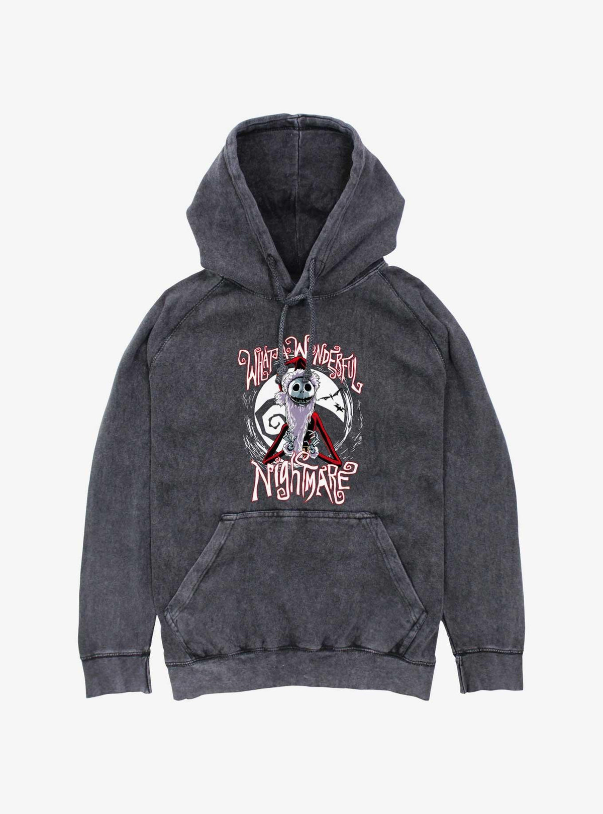 Nightmare Before Christmas Santa Jack Mineral Wash Hoodie