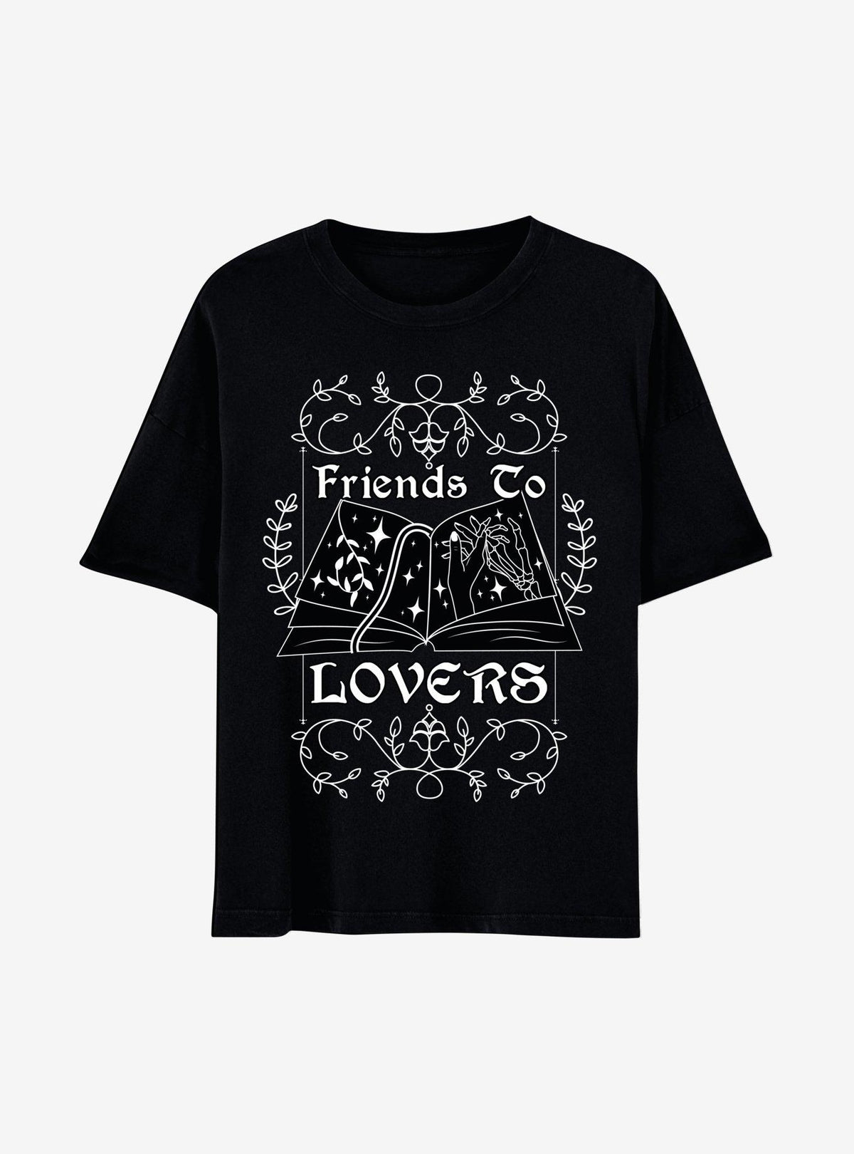 Friends To Lovers Book Boyfriend Fit Girls T-Shirt | Premium Unisex T-Shirt, Trending Graphic Tee