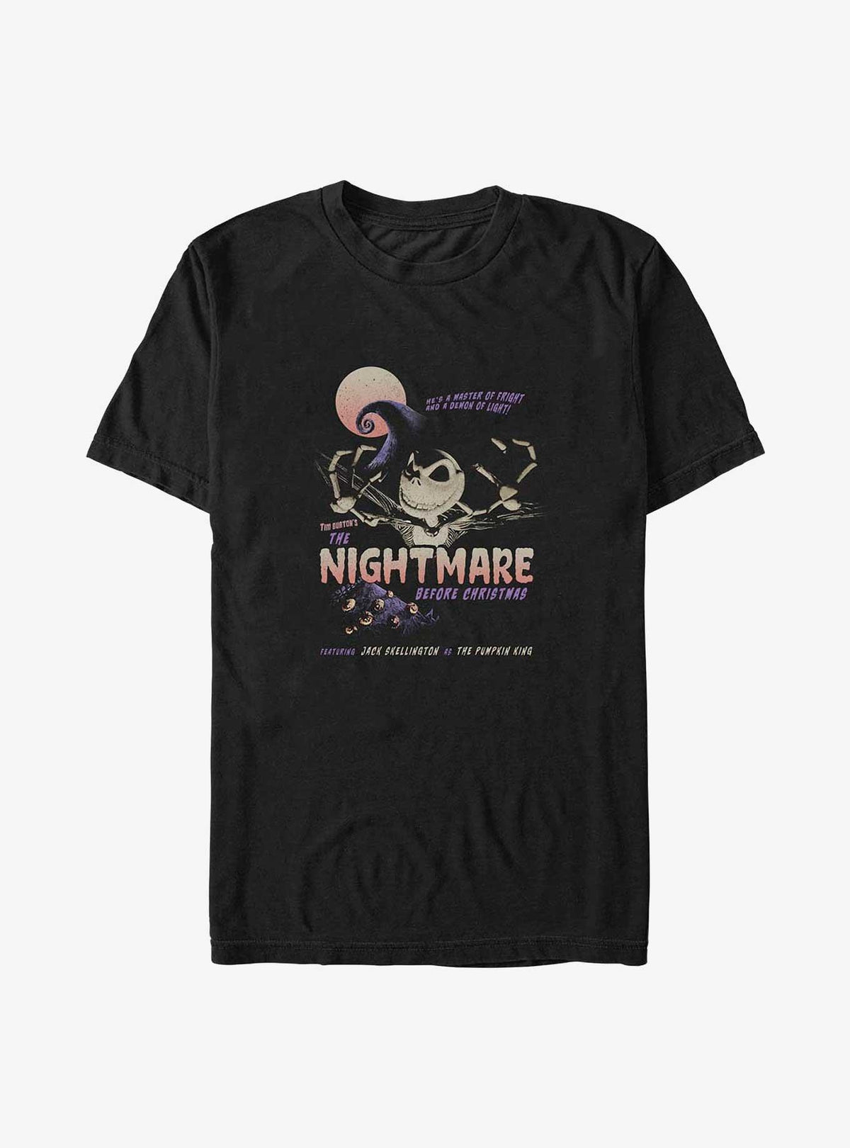 Disney The Nightmare Before Christmas Jack Master of Fright Poster Big Tall T-Shirt Poster | Best-Selling Artwork | Top Pick For Fans