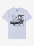 Initial D AE86 Takumi Car TShirt Graphic Tee | Graphic Tee | Unisex Shirt | Comfortable Daily Wear