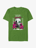 Squid Game All Seeing Pink Soldiers Christmas TShirt T-Shirt | High-Quality Print | Trending Festive Apparel