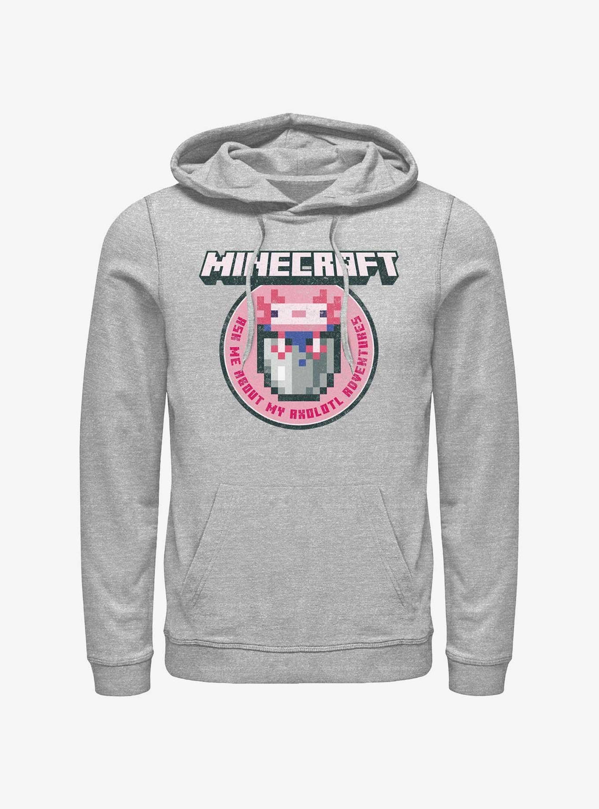 block building gamer Axolotl Adventures Hoodie