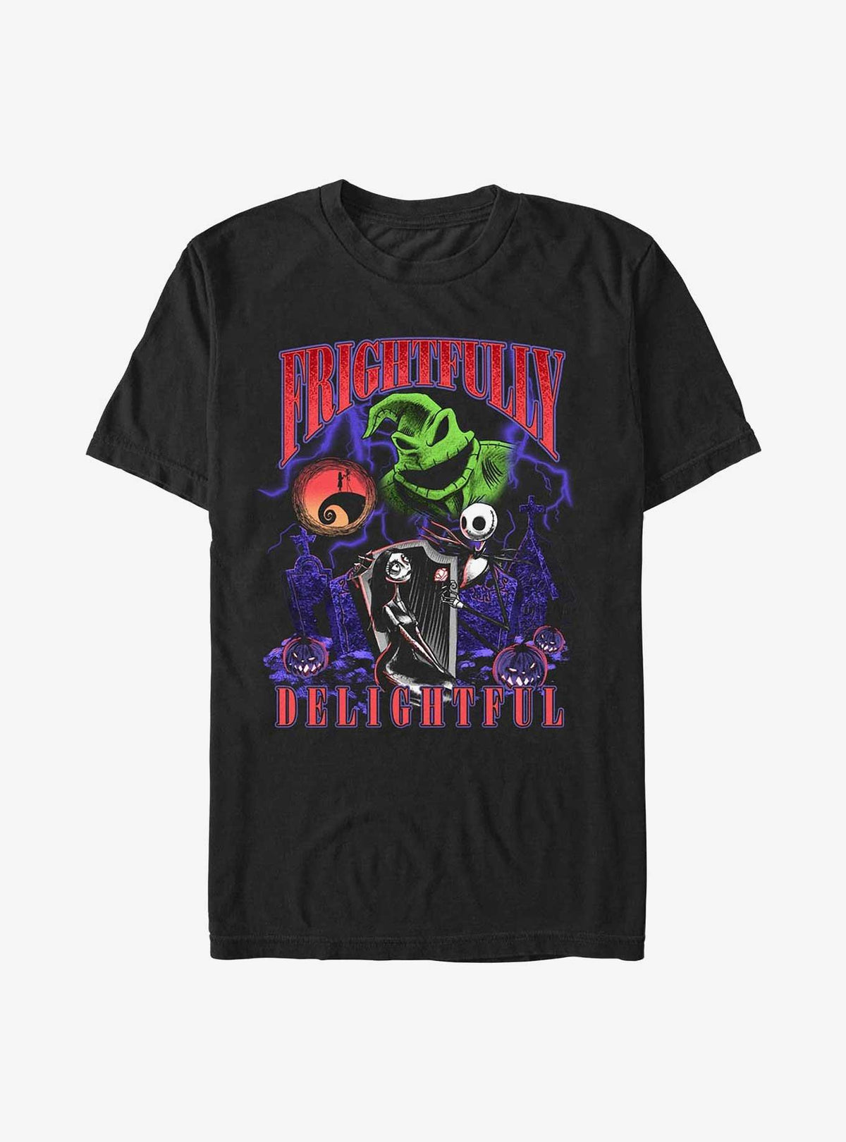 The Nightmare Before Christmas Frightfully Delightful T-Shirt T-Shirt | Aesthetic Graphic | Trending Now