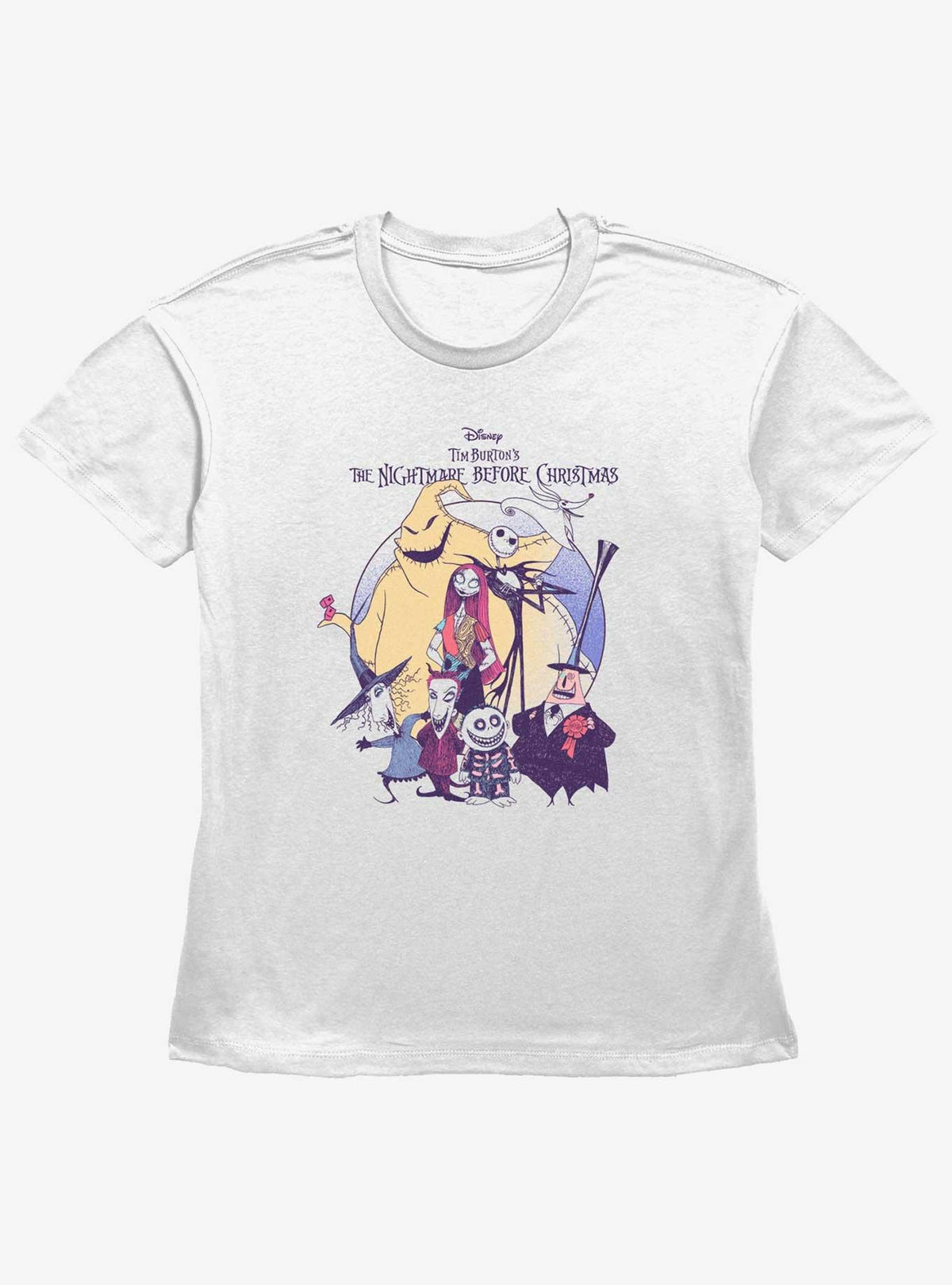 The Nightmare Before Christmas Scary Group Girls Straight Fit T-Shirt T-Shirt | Exclusive Edition | Must-Have Style