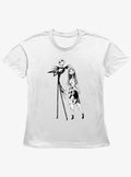 Disney The Nightmare Before Christmas Jack and Sally Girls Straight Fit T-Shirt T-Shirt | Viral Style | Top Pick For Fans