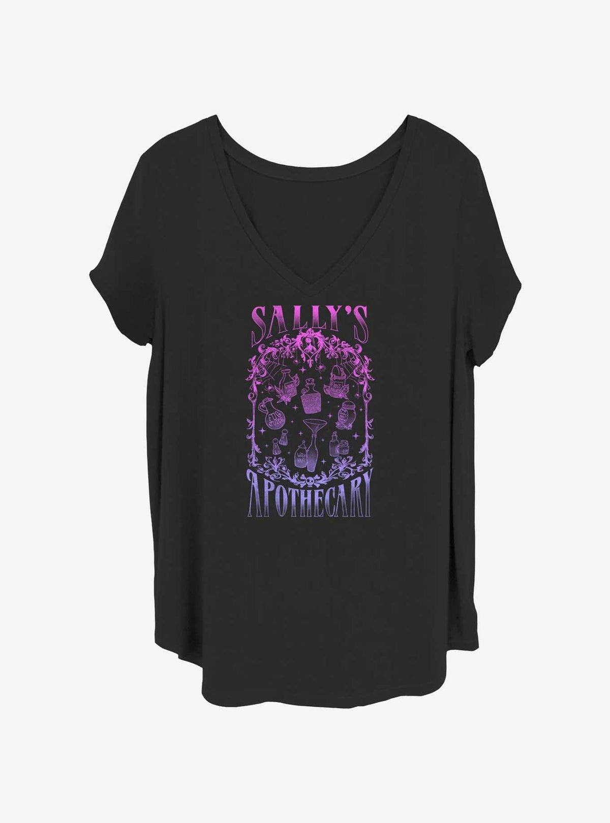 The Nightmare Before Christmas Sallys Apothecary Girls TShirt Plus Size T-Shirt | Premium Graphic | Trending Festive Apparel