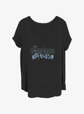 Disney The Haunted Mansion Three Ghoulish Dudes Girls T-Shirt Plus Size