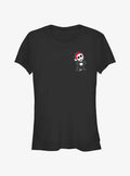The Nightmare Before Christmas Merry Jack Hat Pocket Girls T-Shirt T-Shirt | Aesthetic Graphic | Top Pick For Fans