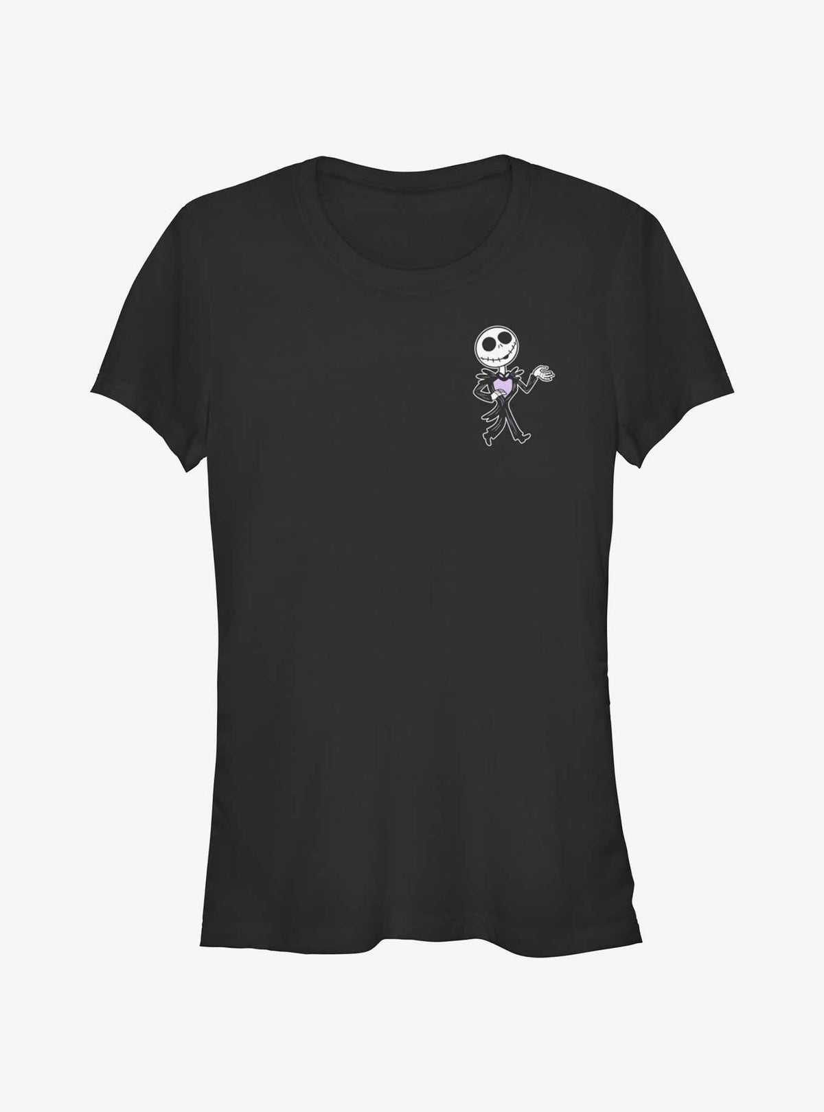 The Nightmare Before Christmas Skellington Bobble Pocket Girls TShirt T-Shirt | Top Trending Graphic | Trending Festive Apparel