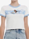 Her Universe Disney Moana Blue Girls Ringer Baby T-shirt | Trendy Graphic Tee