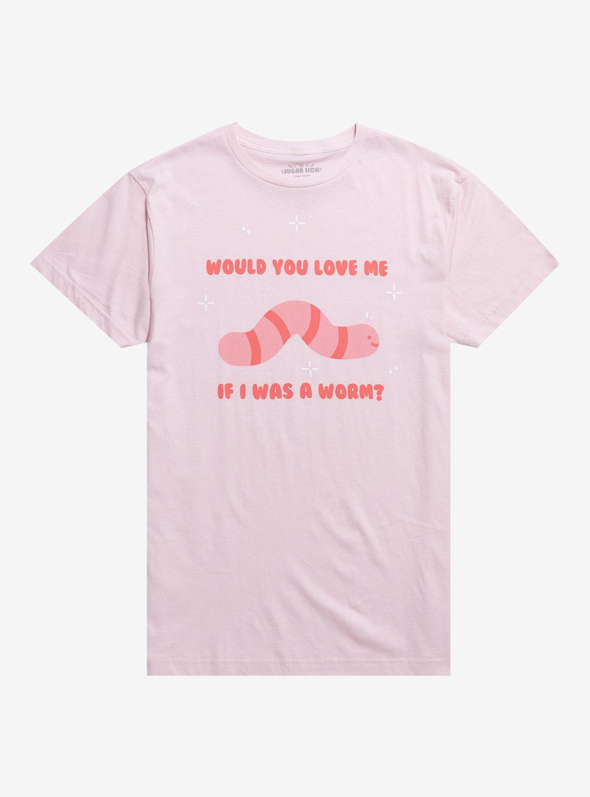 Love Me As A Worm T-shirt By Sugar Lich | Trendy Graphic Tee