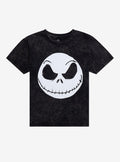 The Nightmare Before Christmas Jack Face Mineral Wash TShirt T-Shirt | Best-Selling Design | Perfect Holiday Gift
