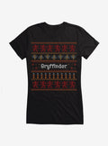Harry Potter Gryffindor Ugly Christmas Pattern Girls TShirt T-Shirt | Best-Selling Design | Limited Christmas Style