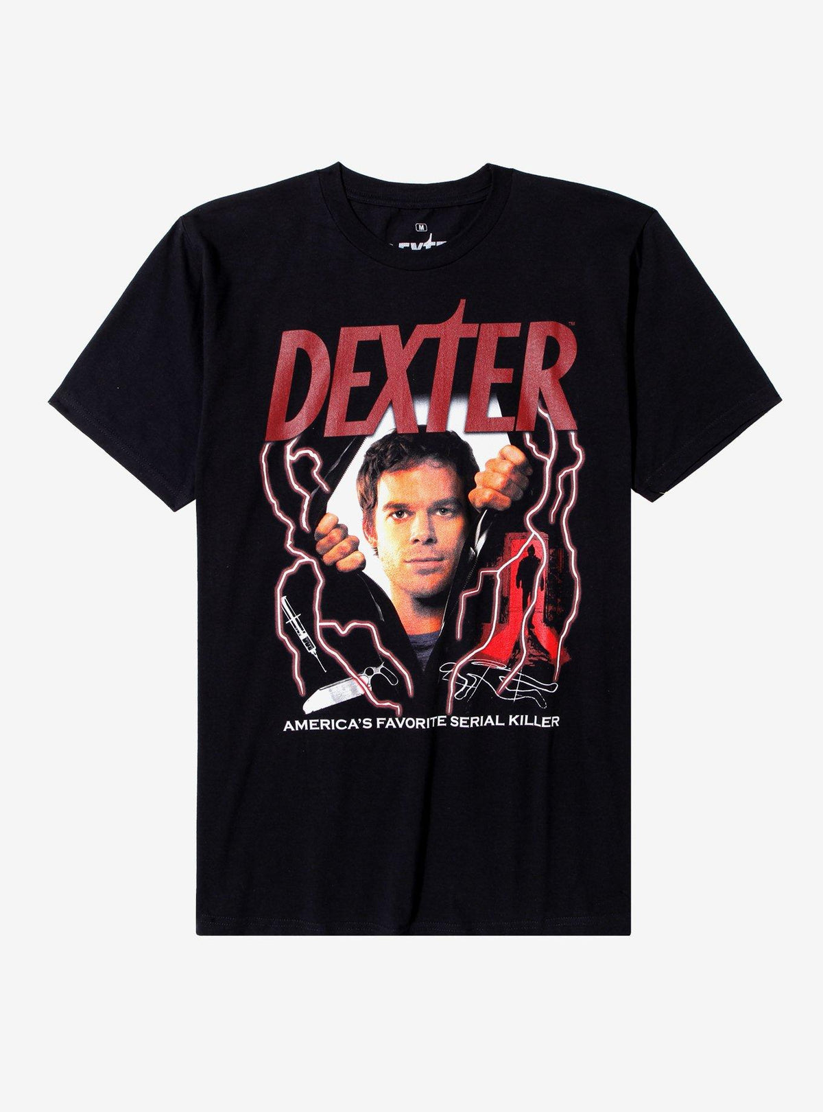 Dexter Tools Lightning T-Shirt | Premium Unisex T-Shirt, Trending Graphic Tee