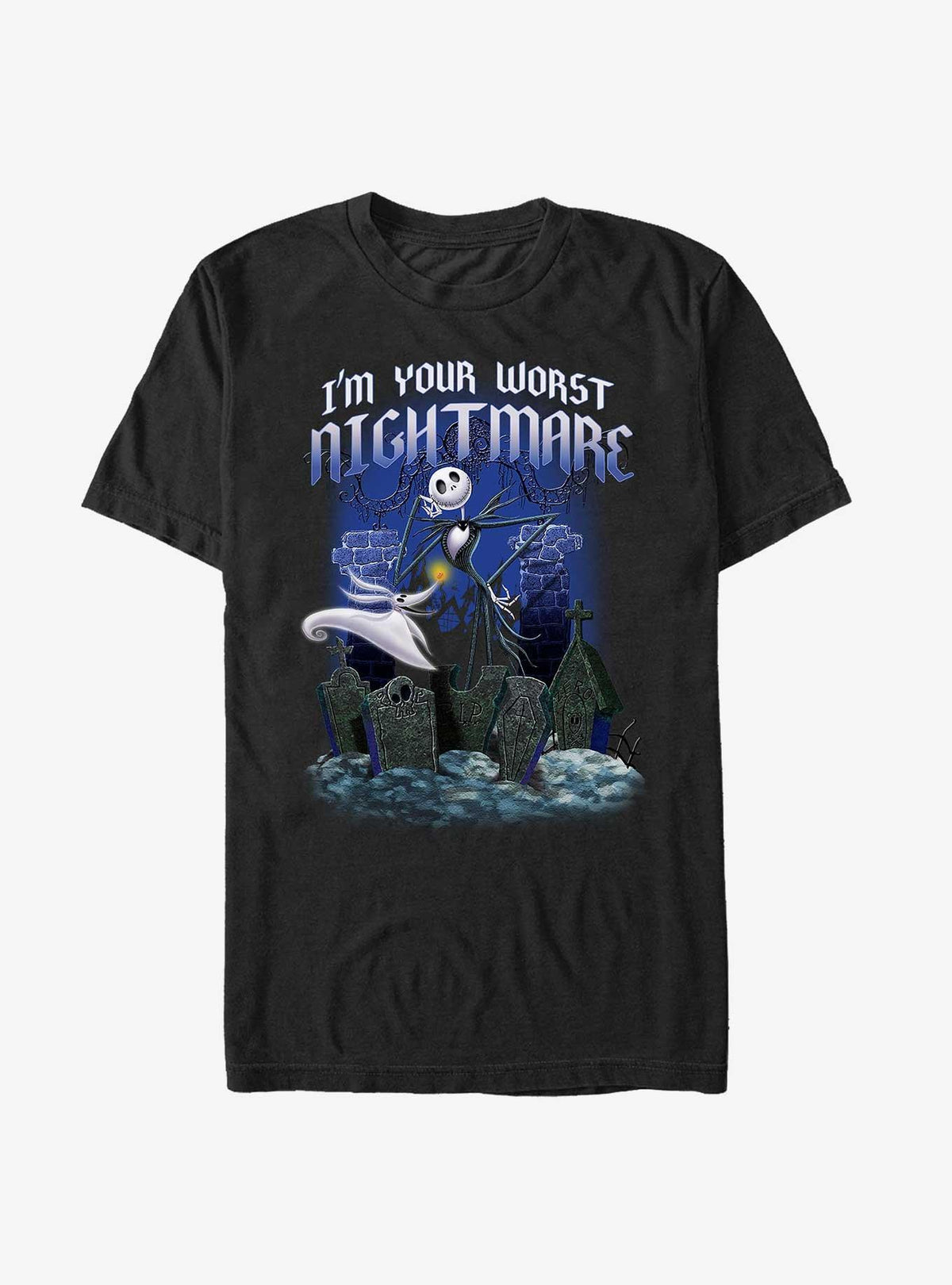 The Nightmare Before Christmas Jack Zero Tombstone Blues TShirt T-Shirt | Holiday Edition | Trending Festive Apparel