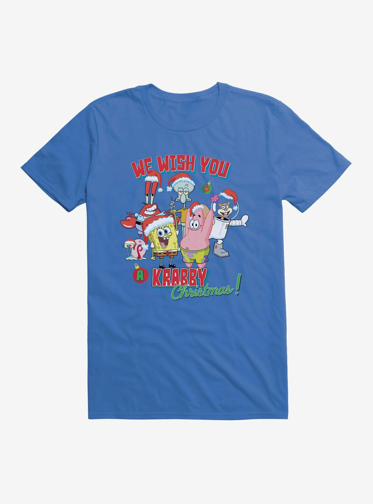 SpongeBob SquarePants Krabby Christmas TShirt T-Shirt | Top Trending Graphic | Perfect For Daily Wear