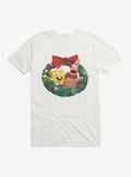 SpongeBob SquarePants Christmas Wreath T-Shirt T-Shirt | Fan Favorite Style | Trending Now