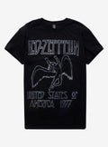 Led Zeppelin 1977 TShirt Graphic Tee | Graphic Tee | Unisex Shirt | High-Quality Print