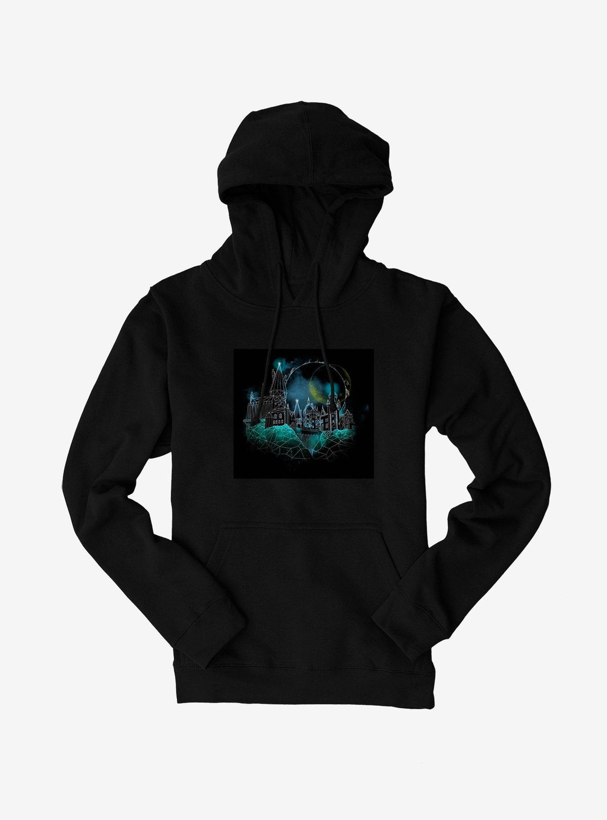 Harry Potter Hogwarts Castle Black Hoodie