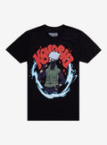 Naruto Shippuden Kakashi Puff Print T-Shirt | Premium Unisex T-Shirt, Trending Graphic Tee