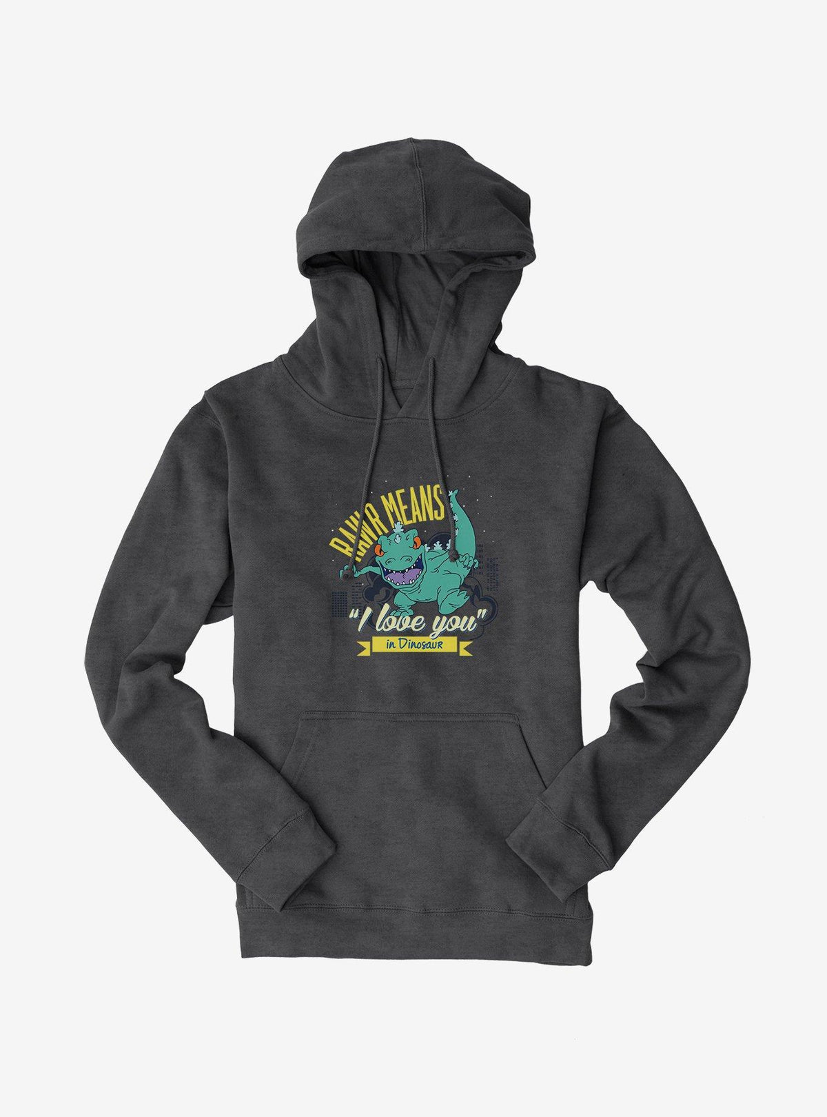 Rugrats Reptar Rawr Means I Love You In Dinosaur Hoodie