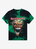 Iron Maiden Virus Eddie Tie-Dye T-Shirt | Premium Unisex T-Shirt, Trending Graphic Tee