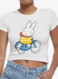 Miffy Bicycle Girls Baby T-Shirt | Premium Unisex T-Shirt, Trending Graphic Tee