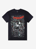 Marvel SpiderMan Silver Foil Web TShirt Graphic Tee | Graphic Tee | Unisex Shirt | Comfortable Daily Wear