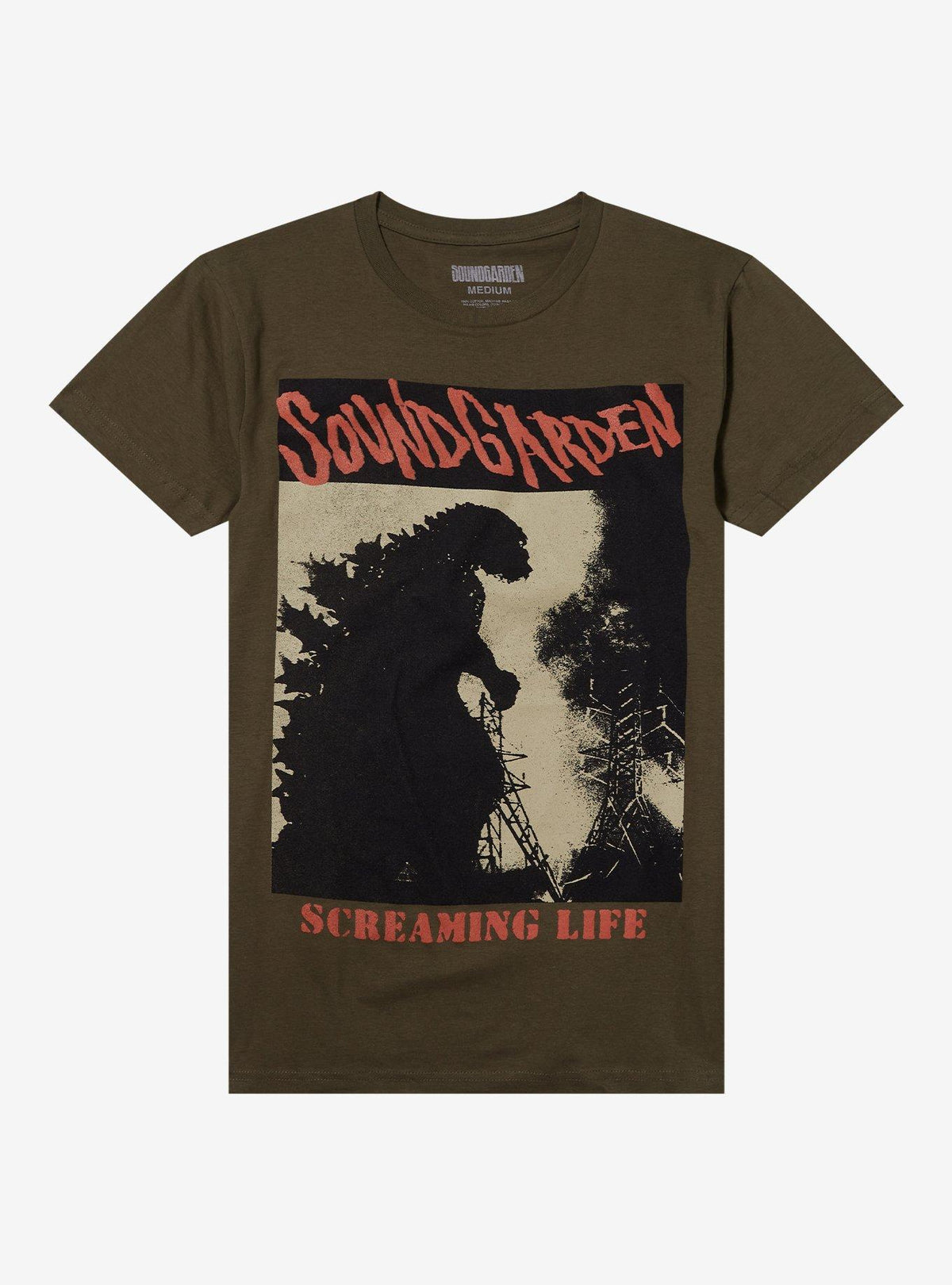 Soundgarden Godzilla Screaming Life T-Shirt | Premium Unisex T-Shirt, Trending Graphic Tee