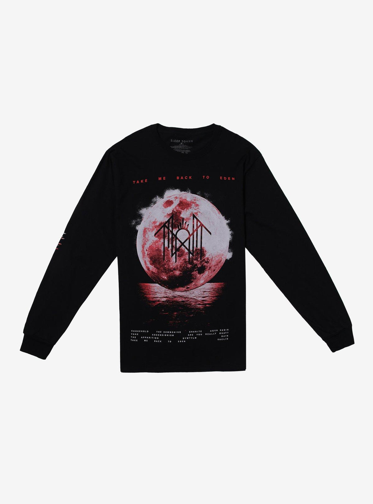 Sleep Token Take Me Back To Eden Tracklist Long-Sleeve T-Shirt | Premium Unisex T-Shirt, Trending Graphic Tee