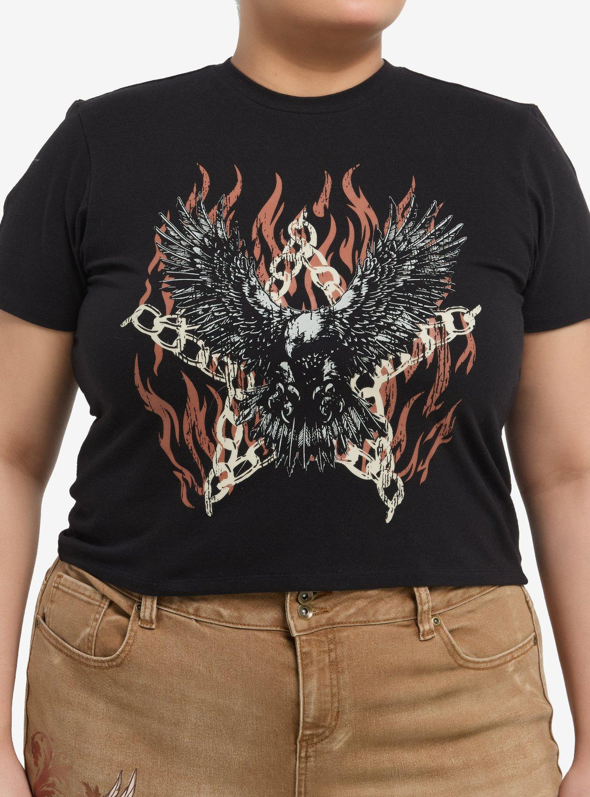 Eagle Chain Star Girls Baby T-Shirt Plus Size | Premium Unisex T-Shirt, Trending Graphic Tee