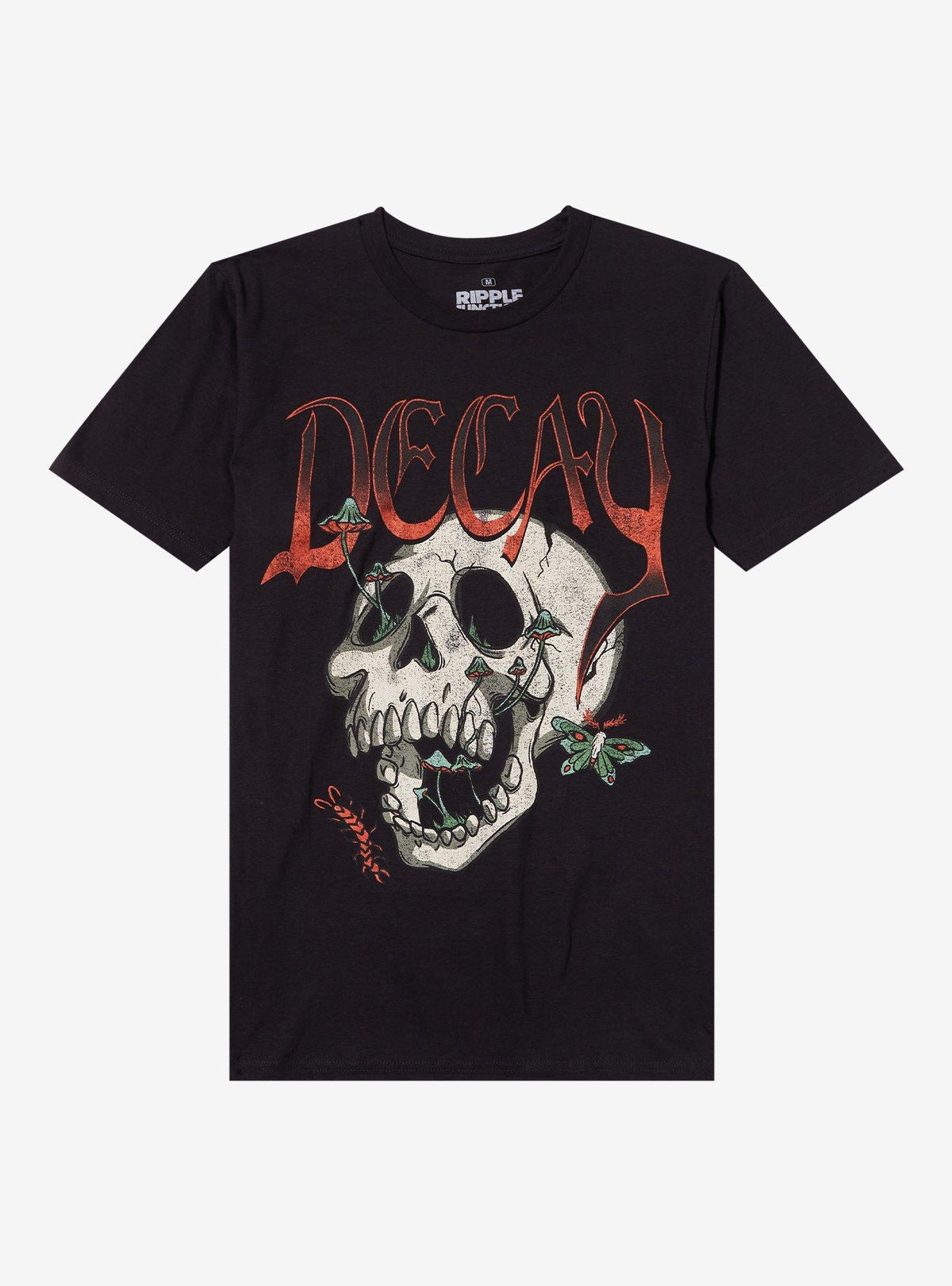 Decay Skull Mushrooms Relaxed Fit Girls T-Shirt | Premium Unisex T-Shirt, Trending Graphic Tee