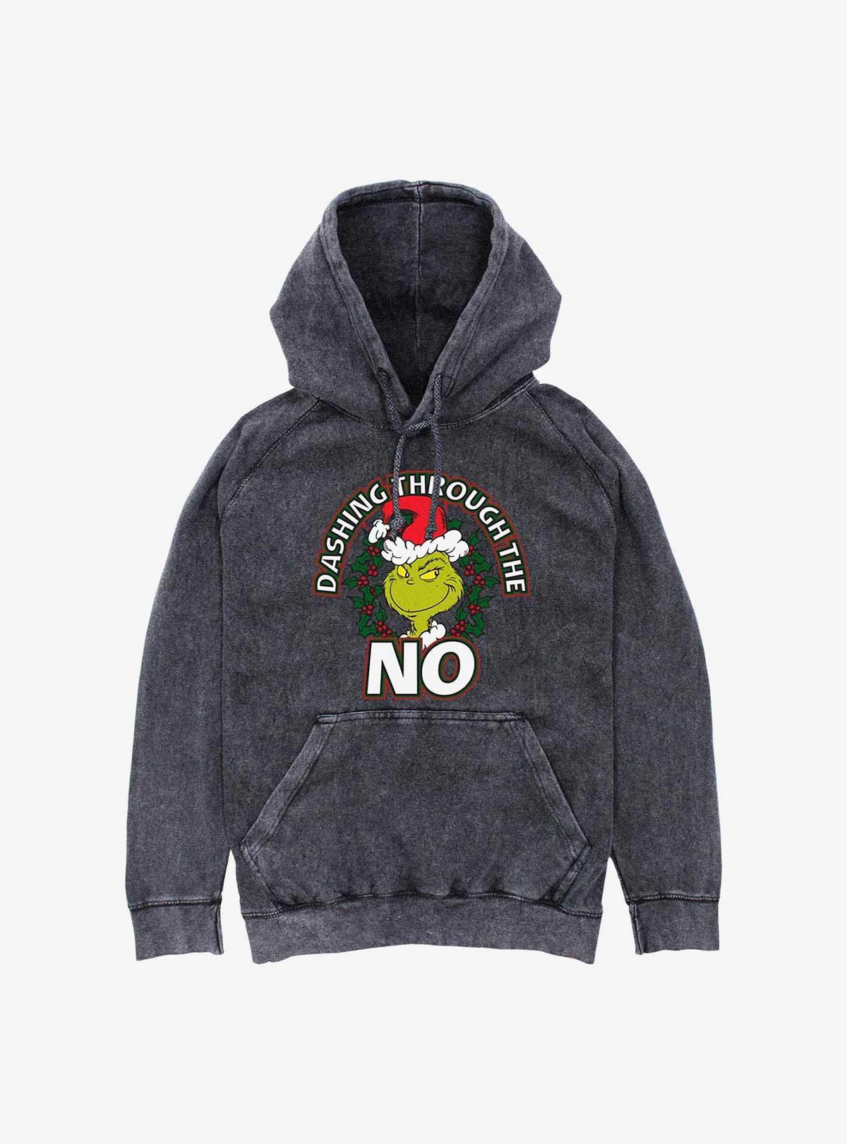Dr Seuss Grinch Dashing Through The No Mineral Wash Hoodie