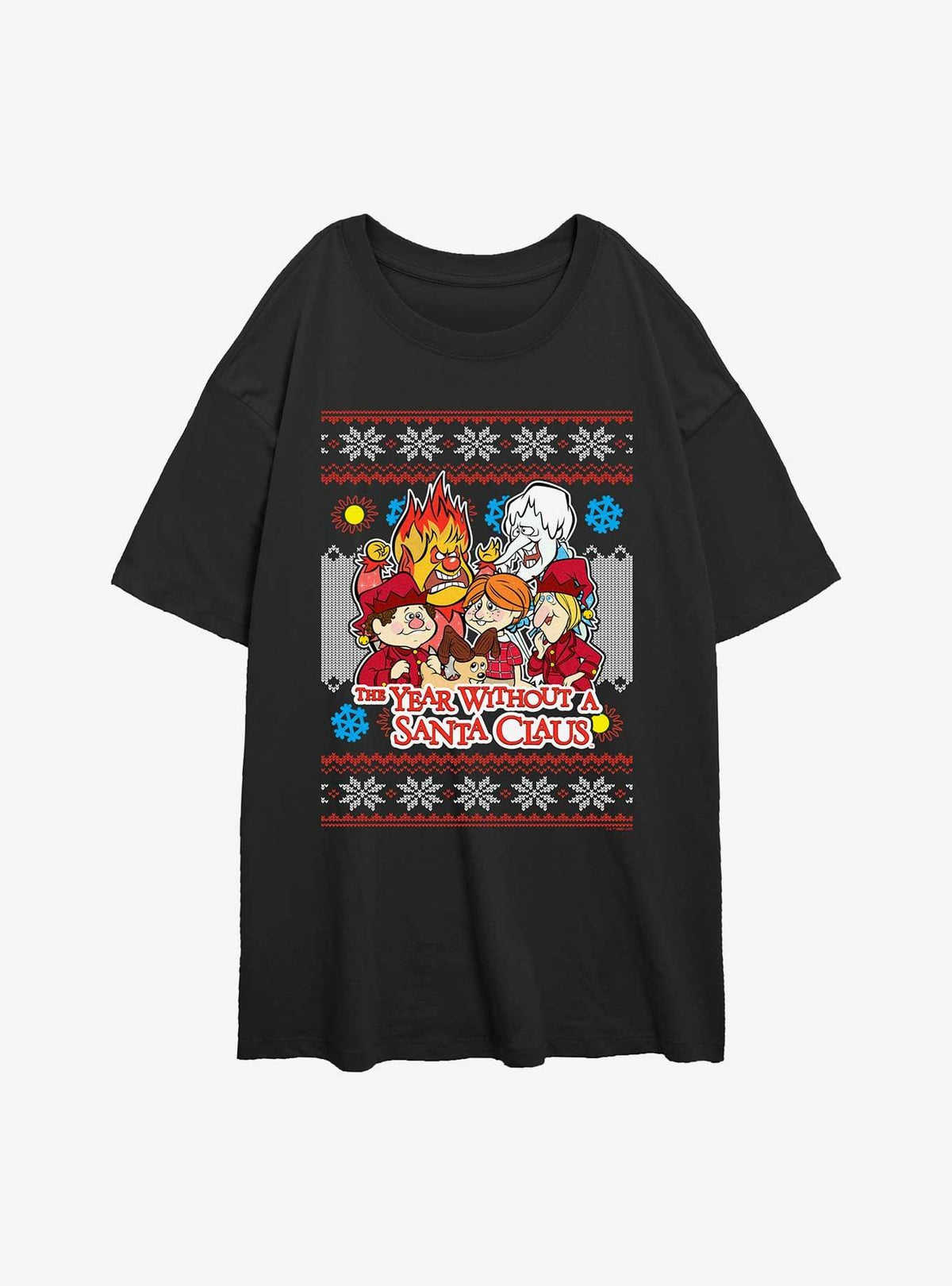 A Year Without A Santa Christmas Gang Girls Oversized T-Shirt T-Shirt | Fan Favorite Style | High Demand Item
