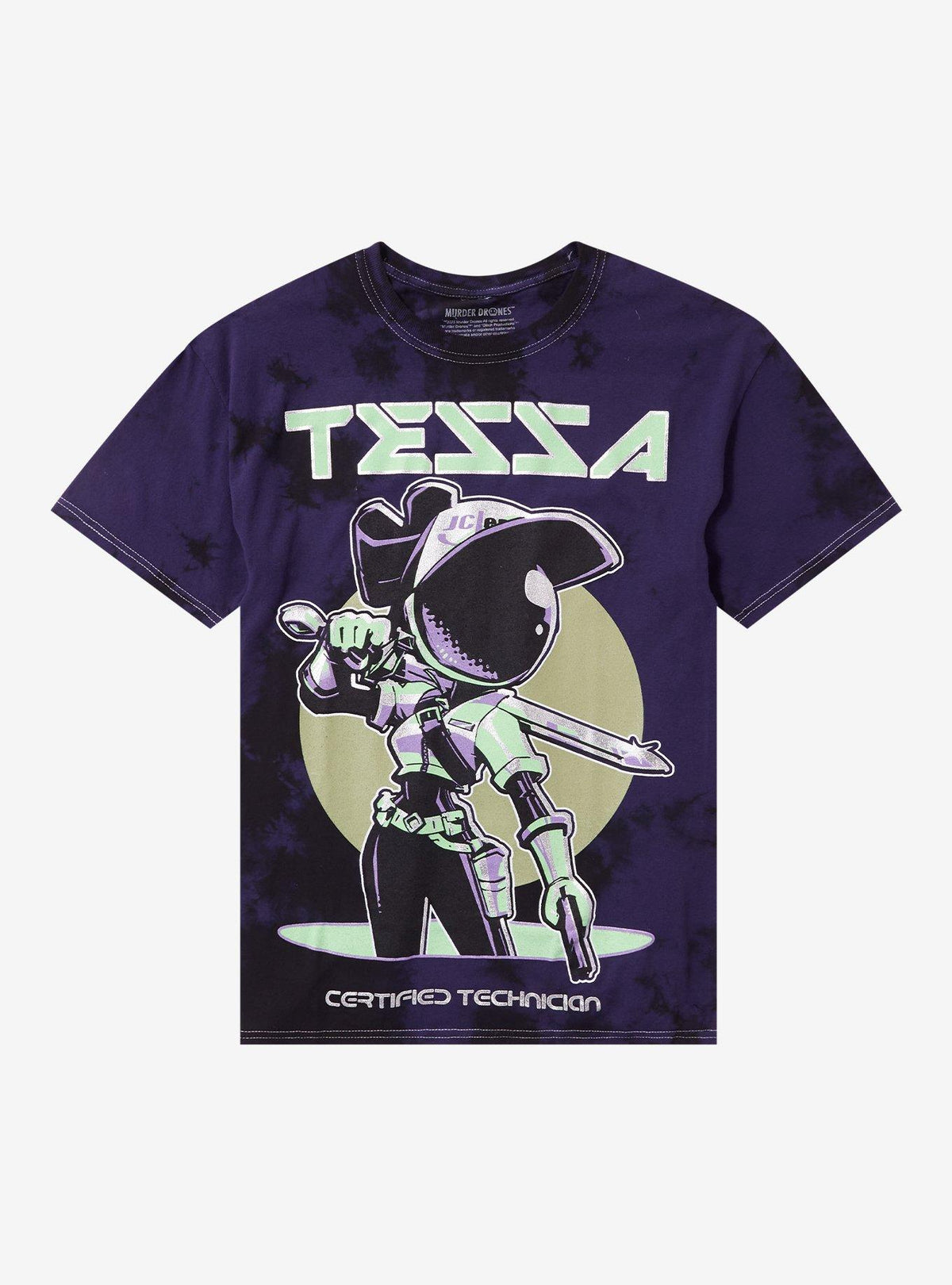 Murder Drones Tessa Tie-dye T-shirt | Trendy Graphic Tee
