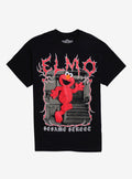 Sesame Street Elmo Metal TShirt Graphic Tee | Graphic Tee | Unisex Shirt | Premium Quality Apparel