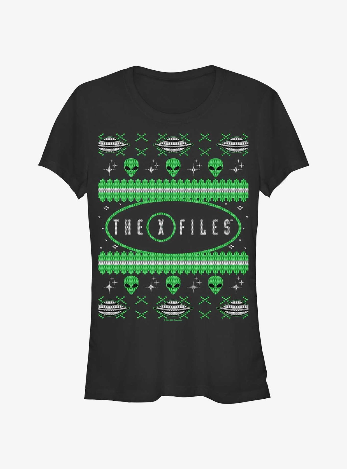 The X-Files Ugly Christmas Girls T-Shirt T-Shirt | Viral Style | Top Pick For Fans