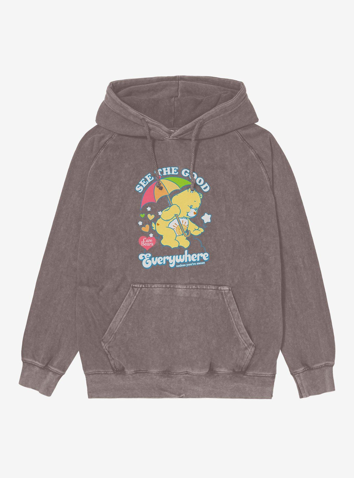 cute bear Funshine Bear Good Everywhere Mineral Wash Hoodie