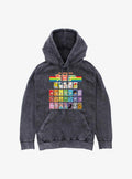 Rainbow Brite Table Of Color Mineral Wash Hoodie