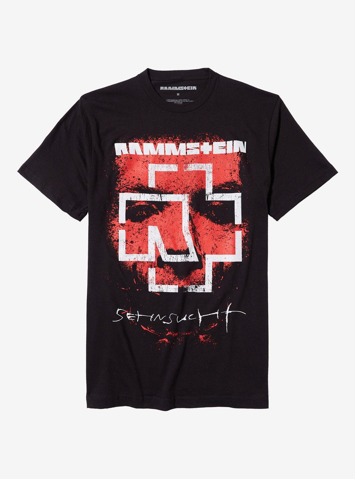 Rammstein Sehnsucht Red Face T Shirt