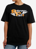 Senses Fail Wings Logo Girls Oversized T-Shirt | Premium Unisex T-Shirt, Trending Graphic Tee