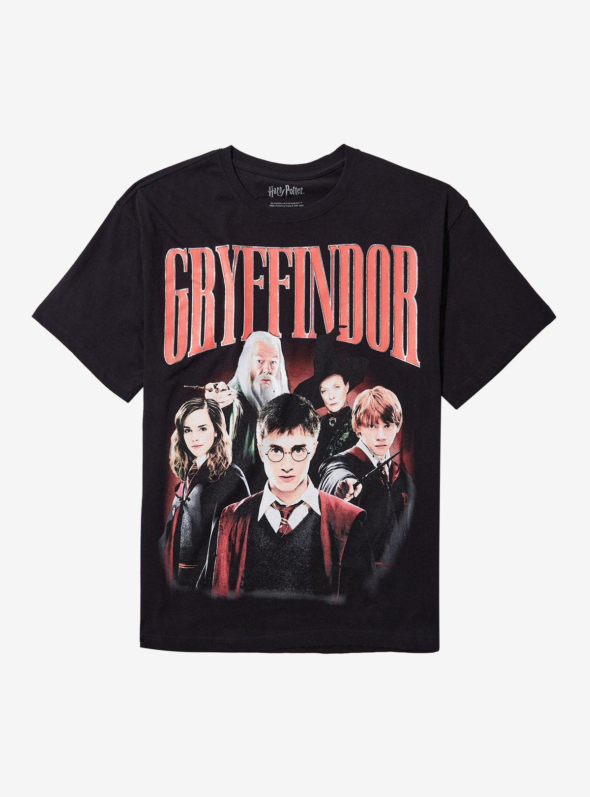 Harry Potter Gryffindor Collage Boyfriend Fit Girls TShirt Graphic Tee | Graphic Tee | Unisex Shirt | Perfect Gift For Fans