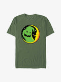 The Nightmare Before Christmas Neon Oogie Boogie Crescent Moon Garment Dye T-Shirt T-Shirt | Trending Design | Trending Now