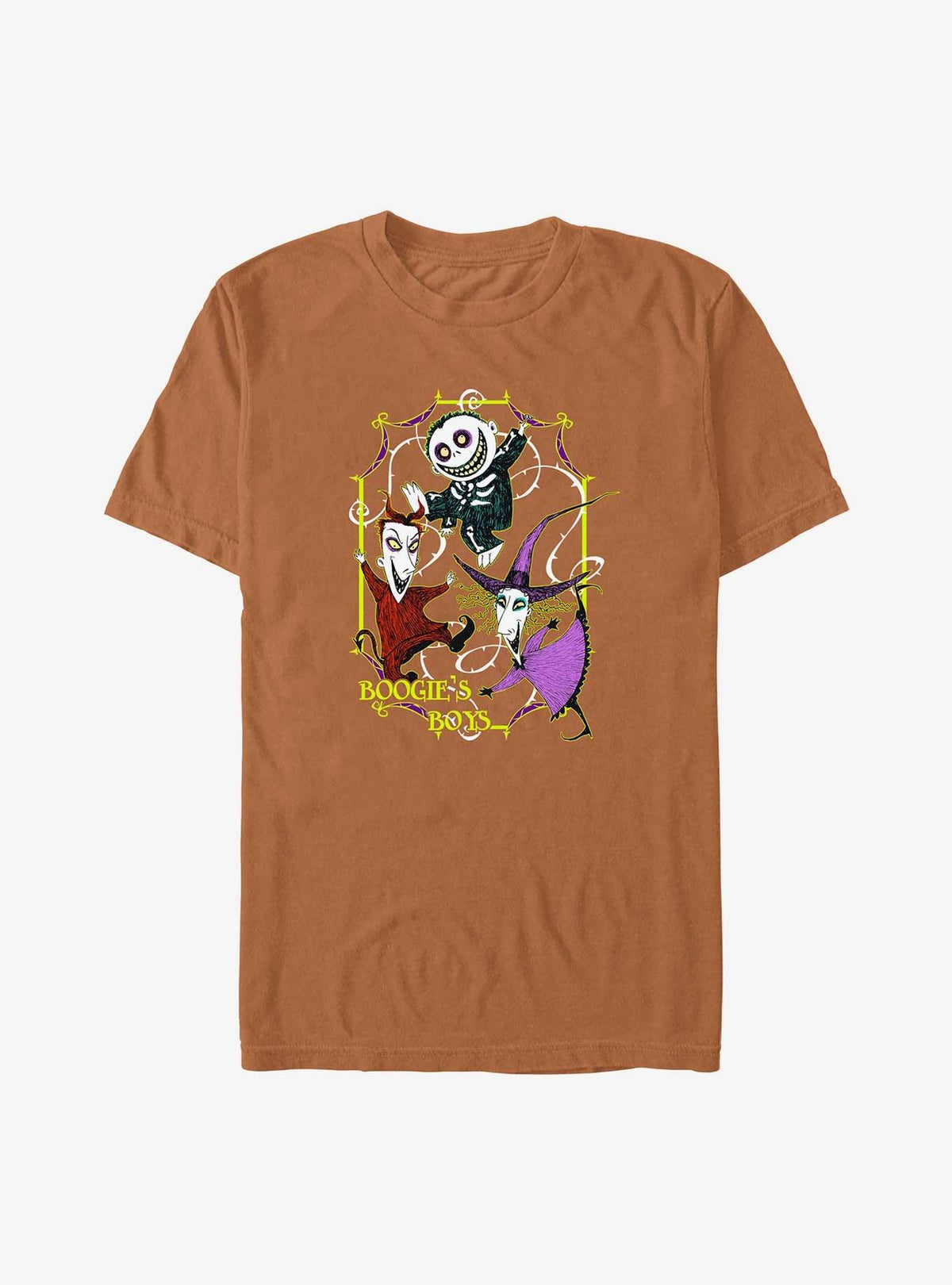 The Nightmare Before Christmas Boogie Gang Garment Dye T-Shirt T-Shirt | Exclusive Edition | High Demand Item